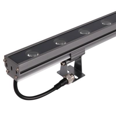 China Hot Selling Outdoor Lighting IP65 Waterproof Outdoor DMX Led Flush Line System 9w 18w Aluminum Linear Wall Seal for sale