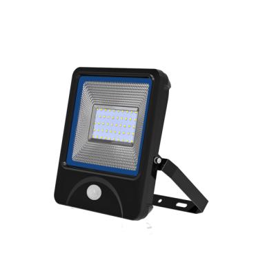 China Wholesale price 50w outdoor floodlight waterproof projection lights more background IP66 PIR Motion Sensor Led Flood for sale