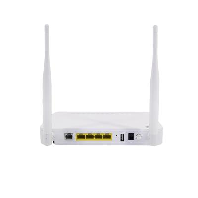 China FTTH FTTH GPON ONU Ontario 4GE+1TEL+ Model 1USB+ 2.4G&5.8G Dual Band WIFI ZTE F670L for sale