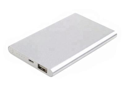 Chine Lightweight Aluminum Alloy Power Bank Mobile Charger 5000mah 110*68*10mm Dimension à vendre