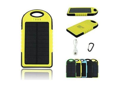 Китай Compact Portable Solar Power Bank 5000 MAh Waterproof Dual Usb External Battery продается