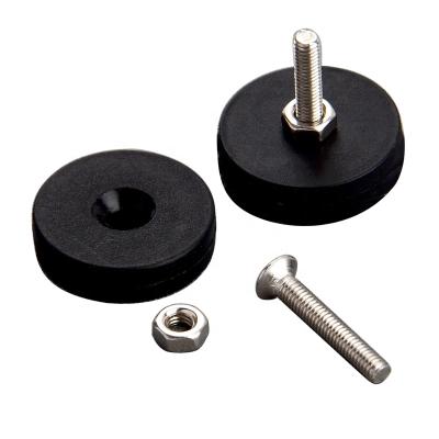 China Super Strong Waterproof Black Neodymium D20mm Hole Countersunk Magnets 5KG for sale