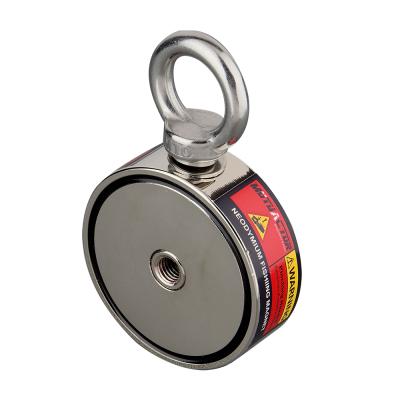 China Industrial Magnet Super Strong 250KG*2 Double Sides Combined 1100BLS Fishing Magnet Sets Neodymium Magnetic Research N52 Magnets for sale