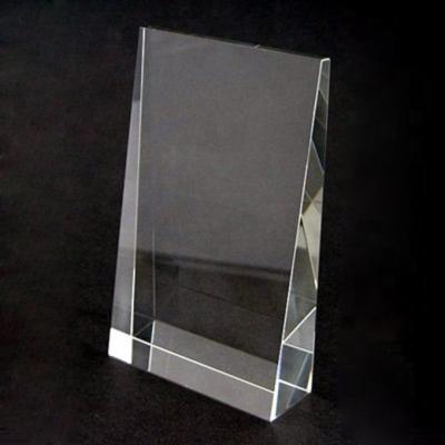 China China Wholesale Empty Crystal Plaque Photo Frame Trophy Award For TV Movie Games Company Souvenirs for sale