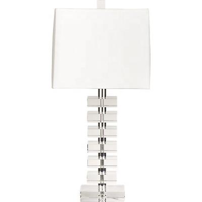 China Beaside Hotel Classic Square Table Lamp Design Crystal Light for sale