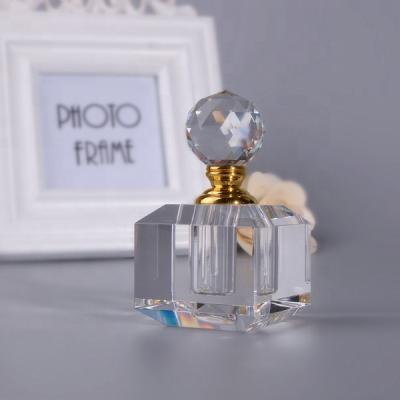 China China K9 Crystal Perfume Bottle Clear With 1-10ml For Souvenir Gifts Favor for sale