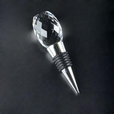 China Europe Faceted Crystal Ball Bottle Stopper For Memorable Business Gift for sale