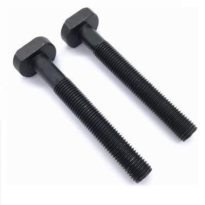 China Industry Factory Direct Sale Galvanized High Strength Black M10 M16 M33 T Head Bolts for sale