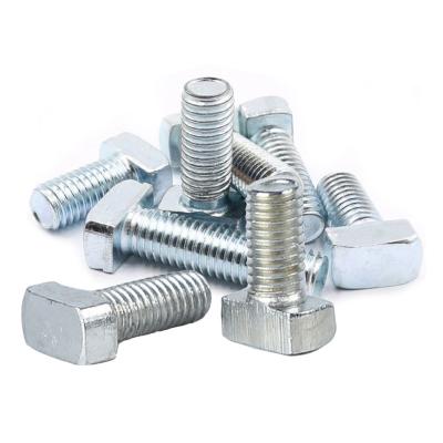 China Industry stainless steel screw t-shaped aluminum profile hammer head t-bolt 45 series type M8*20-10T screw for sale