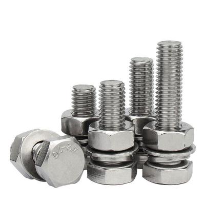 China Industry Factory Stock M8 Hex Head Bolt Grade 4.8 / 8.8 / 10.9 / 12.9 Half Thread Hex Bolt & Nut Pernos Din 931 for sale