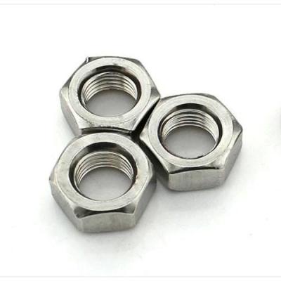 China Heavy Industry Wholesale SS304 FAST Hex Nuts Din934 m6 m8 m10 m12 m16 for sale