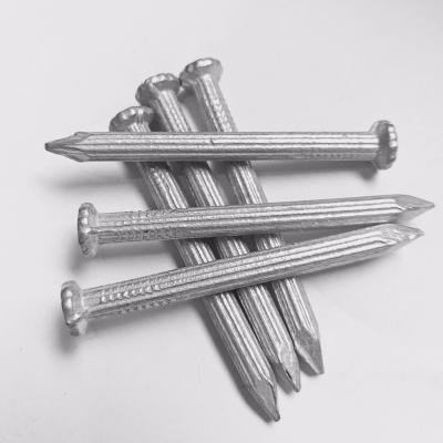 China 40-50 HRC 55# Flatbed High Carbon Steel Galvanized Concrete Nail Steel Nails Masonry Nails for sale