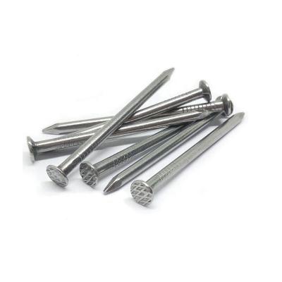 China Flat 16 gauge high quality galvanized common nails 2 inch 1 kg/box round iron common wire nails cheap price for sale