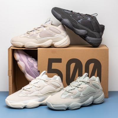 China Anti-Odor Original High Quality Genuine Leather Men Yeezy 500 Shoes Style Women Fashion Sneakers Men Yeezy Shoes for sale