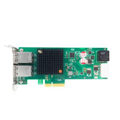 China CEACENT AN8350-T2 POE Server I350-T2 POE for Intel I350AM2 2 RJ45 1000M PCIe 2.0 X4 for sale