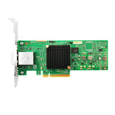 China Ceacent 9300-8E 12Gb/s SAS/SATA PCIe3.0 X8 8 2*8644 Left HD Mini SAS Server Control Card for sale