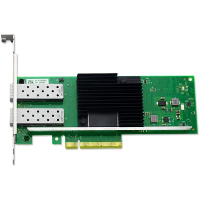 China Server Original for Intel X710-DA2 10gb NIC Ethernet Network Adapter PCI-e Fiber LAN Card Server 10G Optical Network Card for sale