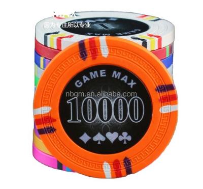 China Monte Carlo Style 14g Clay Poker Chips 4colors for sale