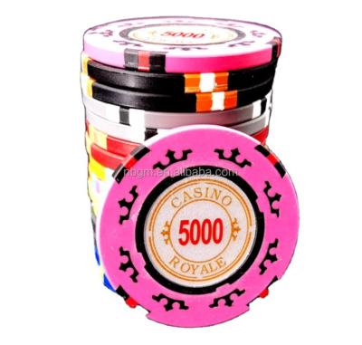 China Hot Sale 14g High Quality Monte Carlo Clay Poker Chips for sale