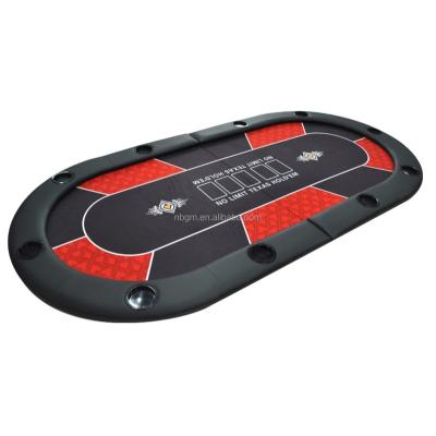 China MDF 80 Inch Cheaper Poker Table Top Poker Table for sale