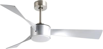 China 52 Inch  Fashionable Silver Ceiling Fan Lighting  With Remote Control for sale