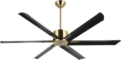 China 72-Inch Smart Ceiling Fan with Lights in Black/White/Gold Finish for sale