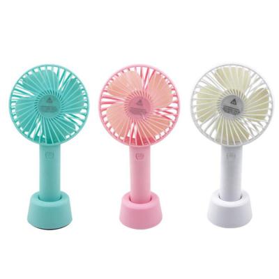 China Wholesale Portable Mini Size USB Fan Portable Electric Hand Held Stand Battery Mini Fan for sale