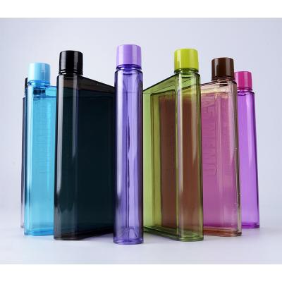 China HOT SALE viable wholesales 420ml sport bottle portable water drink cup A5 notebook shape bottle for sale