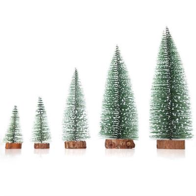 China Gift Mini Showcase Christmas Tree Xmas Party Table Decoration Christmas Trees for sale