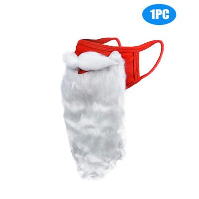 China Funny Mustache Facemask Christmas Festival Mouthmask Santa Party Whiskers Face Cover Chirstmas Decor Christmas Home Decoration Beard for sale