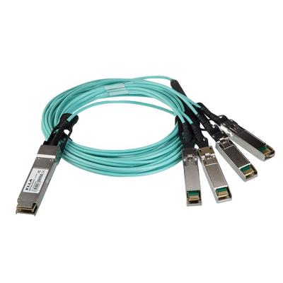 China Switch ALQSFP-40G-5 (AOC) - 40G / 4*10G 40G QSFP+ Active Fiber Optic QSFP+ Gbps QSFP+ AOC Cable QSFP To 40 Plus Transceiver Module Cable 5M for sale