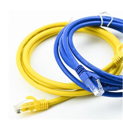 China FTTH FTTB FTTX Network 305m Factory Price Utp Cat 6 Cat6 Twisted Cord Lan Cable Ethernet Shield FTP Black Jacket PVC White Blue Copper Box ROHS for sale