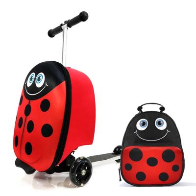 China Comic. Promotion Animal Trolley Filter Bezel Luggage Sets For Scooter Luggage And Backpack Kids for sale