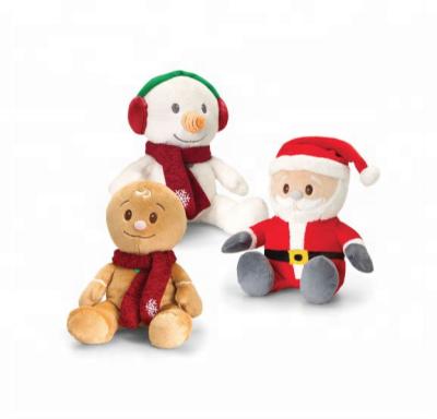 China Promotional Gifts Snowman Santa Reindeer Christmas Plush Toys In Bulk Soft Toy/Penguin,Christmas Teddy Bear for sale