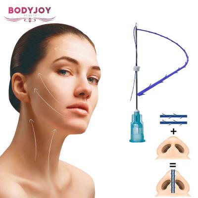 China Blunt Feel L Type Cannula Elevator Safe And Reliable Hot Sale 19g 60mm Wire Nose Filler Pdo Tech Tech 4d 3d Tooth for sale