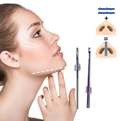 China Safe And Reliable Pdo Wire Lift Double Needle 3d Tooth Lift For Nose 19g X 60mm for sale