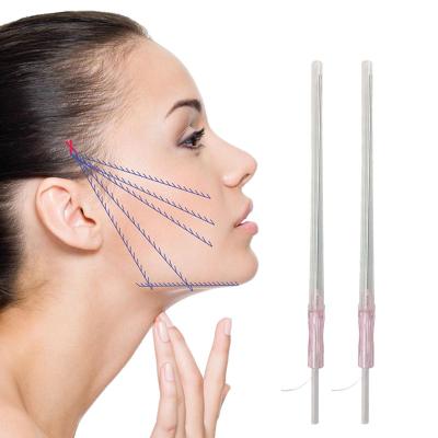 China High Quality Durable PCL Tooth 3d Face Lifting Needle 19G 100mm Sharp Thread Korea for sale