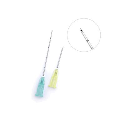 China Blunt cannula with W type needle Korea 18G 80mm blunt cannula with high quality for sale