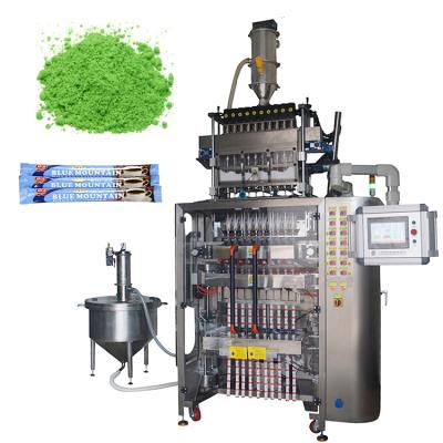 China High Speed ​​Automatic Multi Commodity Lane Sachet Spice Powder Packing Machine Protein Powder Packing Machine for sale