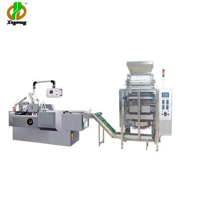 China Economical 6 Lanes Multi Lanes Food Small Automatic Salt Granule Packing Packaging Machine for sale