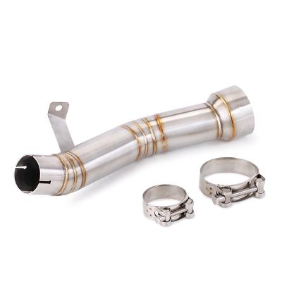 China Stainlsess Steel For Kawasaki VERSYS 1000 Motorcycle Modified 2012-2018 KLZ1000 Exhaust Escape Catalyst Delete Link Pipe Stainless Steel for sale