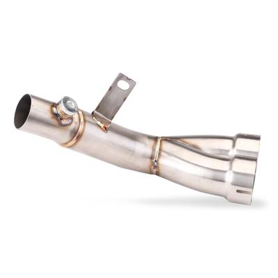 China Stainless/Titanium Alloy Motorcycle Exhaust For YAMAHA YZF R6 16 17 18 19 Years R6 Middle Pipe Link Pipe Stainless Steel Exhaust 98-15 for sale