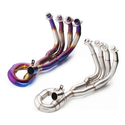 China Modified Exhaust For Yamaha R6 Exhaust Headers Decat Downpipe Titanium Alloy / Front Pipe YZF-R6 Stainless Exhaust YZF-R6 Exhaust for sale