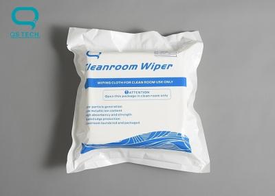 China Polyester Cleanroom Wiper Wear Resisting Polyester Weft Knitting Cloth for sale