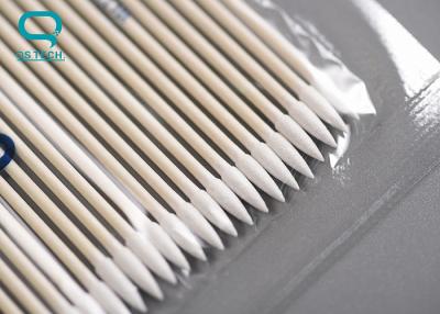 China High Absorbency Sterile Cotton Buds , Medical Cotton Swabs For Micro Mechanical Cleaning for sale