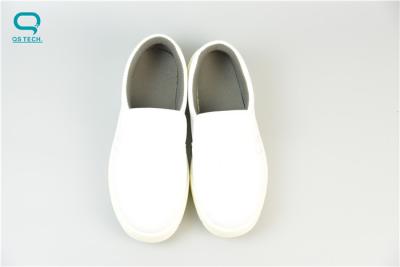 China Leathering ESD Cleanroom Shoes With Effectively Leak Static Electricity for sale