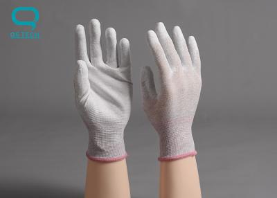 China Breathable Palm Coated Gloves , ESD Disposable Gloves With Great Flexibility for sale