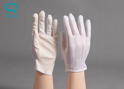 China Guantes estáticos antis lavables, guantes de nylon del trabajo para actuar los dispositivos electrónicos en venta