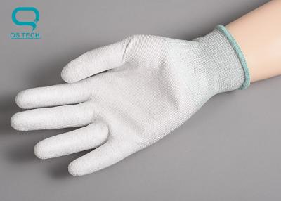 China Clean Room Anti Static Gloves For Electrostatic Discharge ESD PU Palm Glove for sale