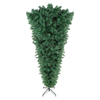 China Outdoor/Indoor High Quality Hot Sale Premium Decor Artificial PVC Hanging Upside Down Christmas Tree For Christmas Home Decoration for sale